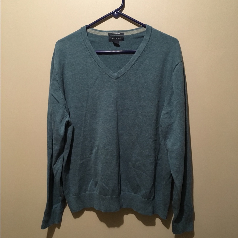 Lands End v-neck sweater